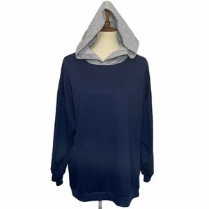ROMWE Long Sleeve Hooded Sweatshirt